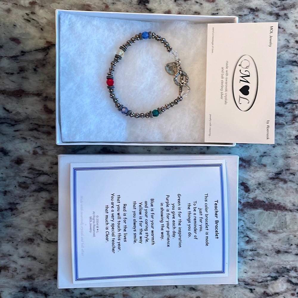 New! Teacher bracelet